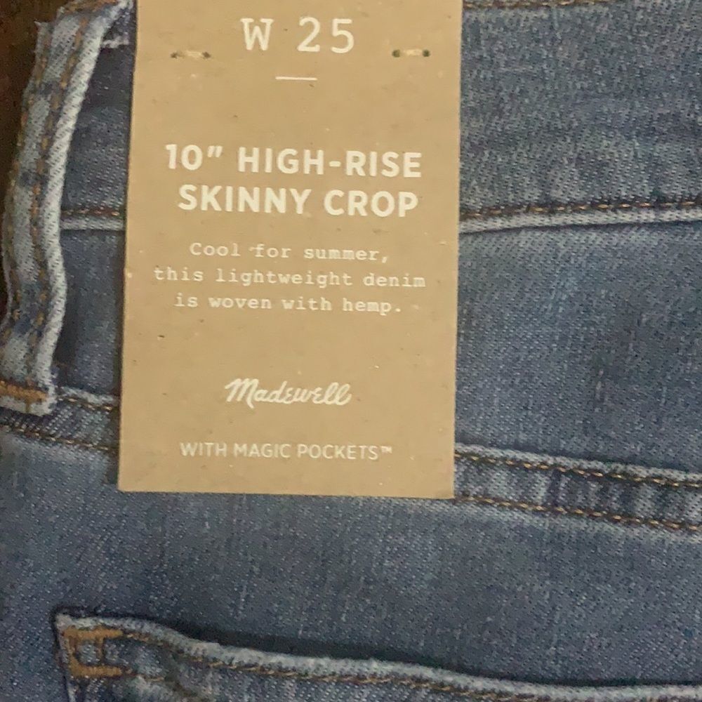 Madewell High Rise Skinny Crop - Picture 5 of 6